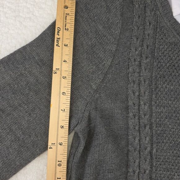 Faded Glory Women's Gray Knit Sweater with White Collared Shirt Layer Size XXL - Picture 8 of 15
